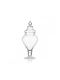 Palma Emporio Glass Sweet Jar with Lid and Foot Transparent 13.5x31cm