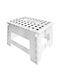 Taburet Din Plastic Pentru Exterior Alb 29x22x22cm