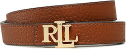 Ralph Lauren Leder Damen Gürtel Braun Ralph Lauren Leder Damen Gürtel Braun