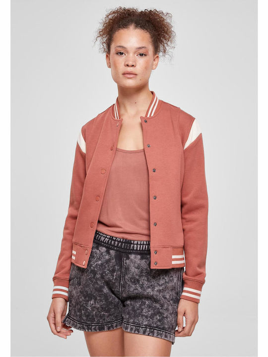 Urban Classics Kurz Damen Bomberjacke Orange