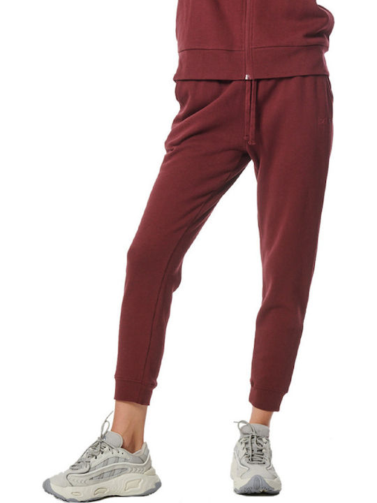 Body Action Pantaloni de Trening Burgundy.