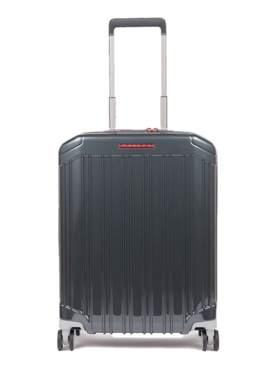 Piquadro Valiză De Călătorie De Cabină Tough Roșie Deschisă Cu 4 Roți Înălțime 55 Cm