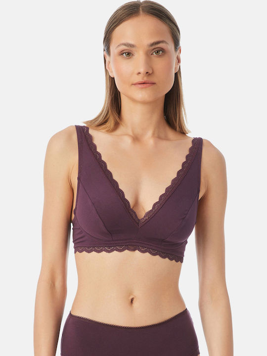 Minerva Fimelle Elegance Bralette Σουτιέν Μωβ