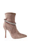 Ligglo Suede Women's Ankle Boots Beige