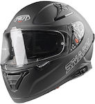 Pilot Snake SV Black Matt Motorradhelm Volles Gesicht ECE 22.06 1500gr