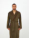 Harmony Men's Winter Fleece Pajama Robe Χακί