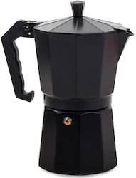 Stovetop Espresso Pot 9Cups Black