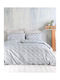 Rythmos Bendetta Module Cuvertură Extra-dublu Bumbac Gri - Set de pături NOVA RythmosHome 220x240cm 3buc