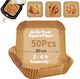 Aj Non-stick Paper for Air Fryer 20x20cm 50pcs