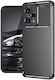 Techwave Carbon Fiber Back Cover Μεταλλικό Μαύρο (Redmi Note 12 5G / Poco X5 5G)