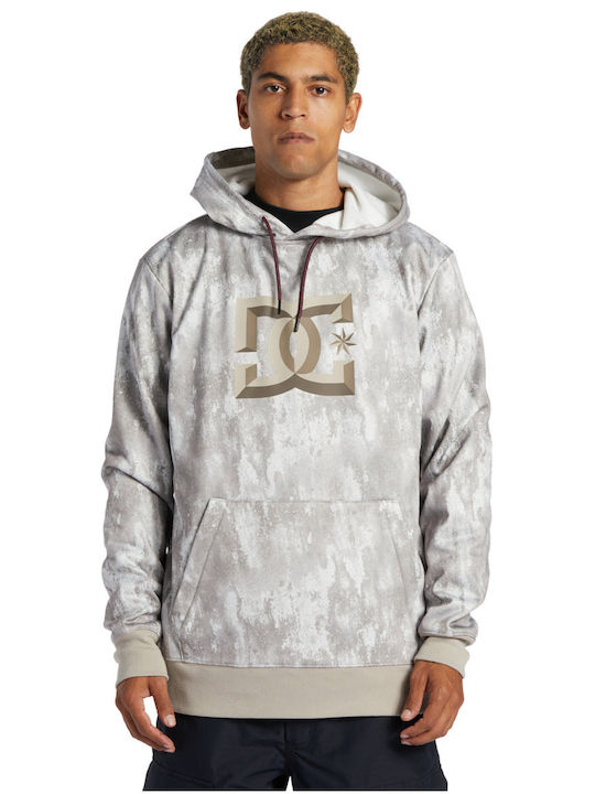 DC Snowstar Φούτερ με Κουκούλα Μπεζ