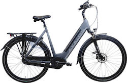 Avalon E-motive 28" Gray Women's Electric City Bike with 7 Gears & Disc Brakes