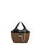 FRNC Damen Tasche Schulter Beige