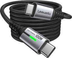 Leewello Lw-205 USB 2.0 USB-C male - USB-C 100W 2m Leewello Lw-205 USB 2.0 USB-C male - USB-C 100W 2m