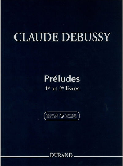 Durand Claude Debussy Vol. I & Ii Παρτιτούρα για Πιάνο