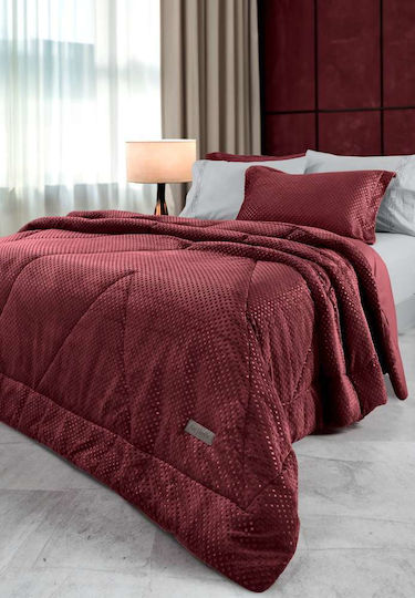 Guy Laroche Комбинирано одеяло Единично 160x240бр Pronto Вино