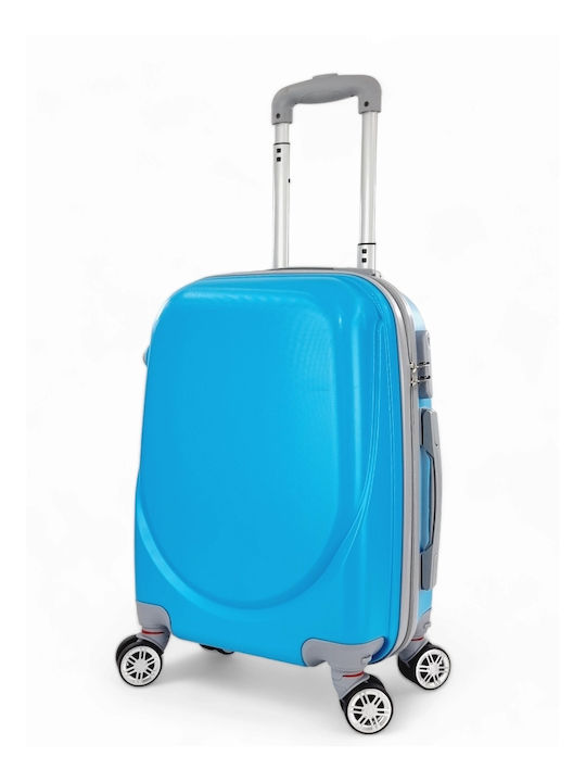 Playbags PS901 Cabin Travel Suitcase Hard Blue Electrique with 4 Wheels Height 52cm PS901-18