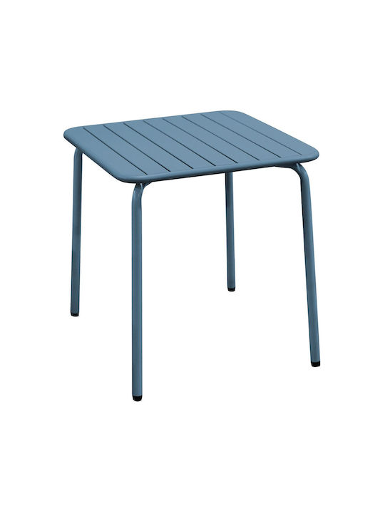 Tisch für kleine Außenbereiche Stabil Brio Sandy Blue 70x70x73cm
