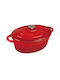KING Hoff Dutch Oven Oval Cast Iron 33x26cm 1pcs