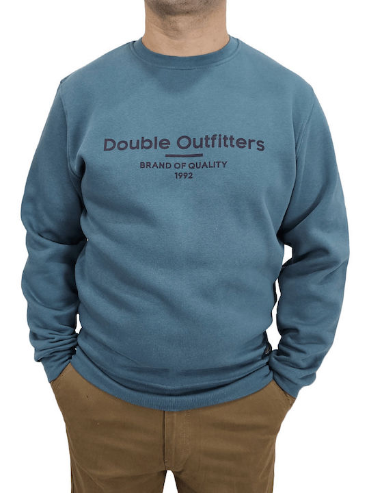 Double Men's Sweatshirt Light Blue