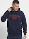 Sweatshirt mit Kapuze Marineblau