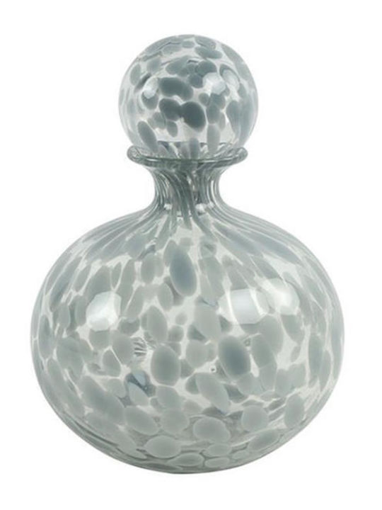 Atmosphera Loreana Glass Decanter for Wine Serving 29cm with Gray Stopper