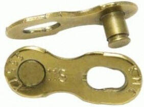 KMC Chain Missing Link 11 Ασφάλεια Αλυσίδας Ποδηλάτου Χρυσή Χρυσή