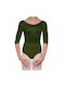 Dance & Football Kids' Dancewear Bodysuit Green