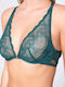 Triangle Triangle Bra without Padding Green
