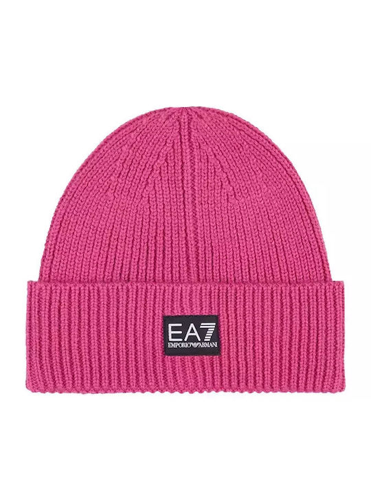 Knitted Beanie Cap Pink
