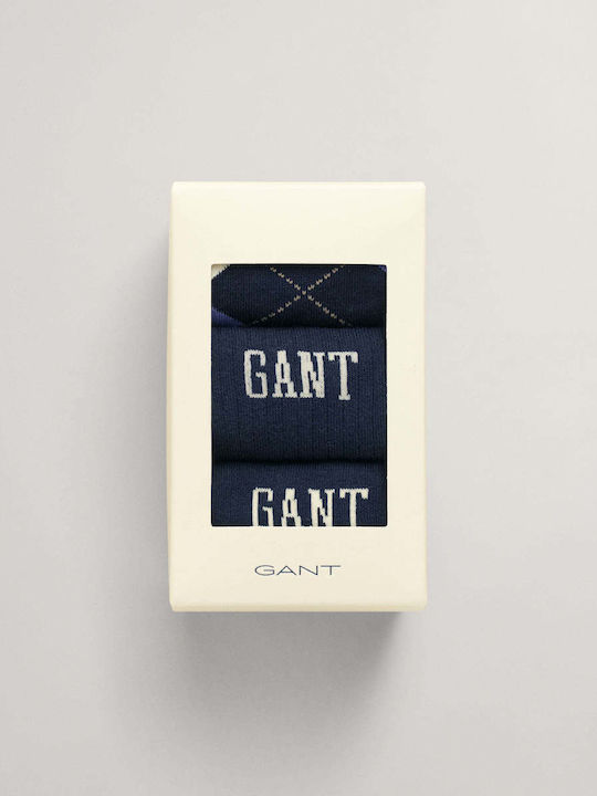 Gant Gemusterte Socken Blau 3Pack