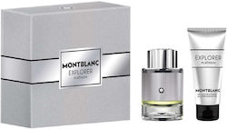 MontBlanc Exporer Platinum Ανδρικό Σετ με Eau de Parfum 2τμχ MontBlanc Exporer Platinum Ανδρικό Σετ με Eau de Parfum 2τμχ
