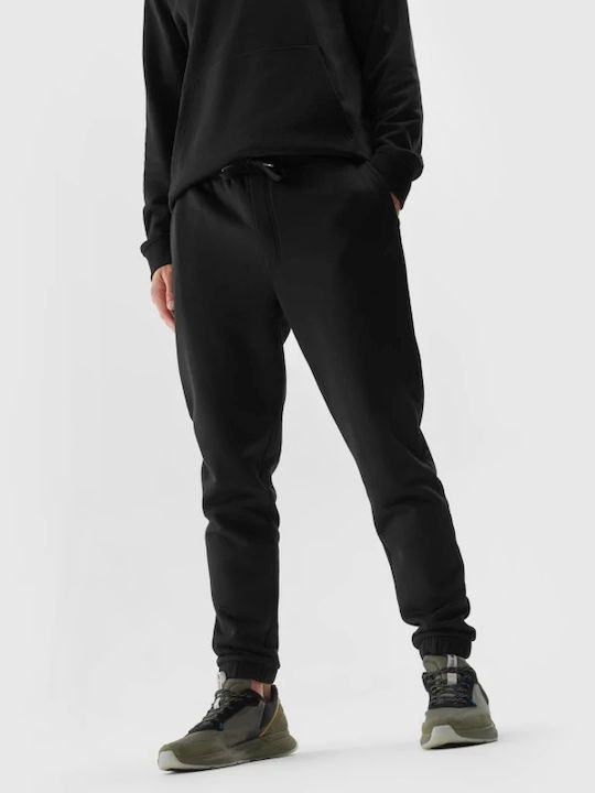 4F Jogginghose mit Gummizug Schwarz