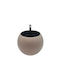 Globee Topf Kunststoff Taupe