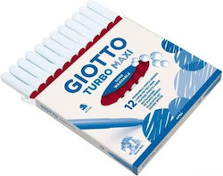 Giotto Turbo Maxi Red Drawing Markers 5mm Thick...