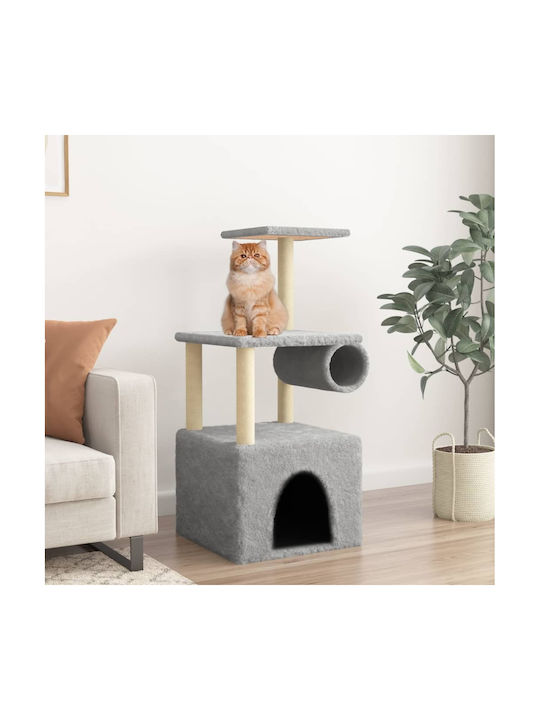 vidaXL Scrumieră Cat Trees Gray