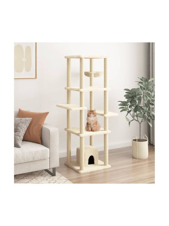 vidaXL Scrumieră Cat Trees Beige