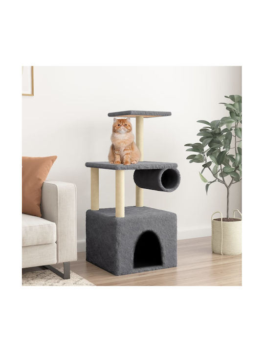 vidaXL Scrumieră Cat Trees Gray