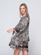 Luna Winter Damen Satin Robe