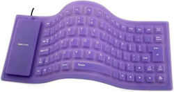 Yelandar Silicone Keyboard Keyboard Purple