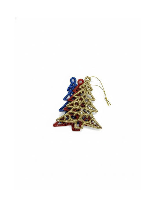 Ornament suspendat Brad Set 4buc
