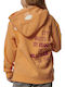 Fleece Kids Sweatshirt with Hood and Pockets Coral