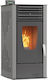 Thermiki Aero 8 Pelletofen Lufttherm 7.98kW Grau