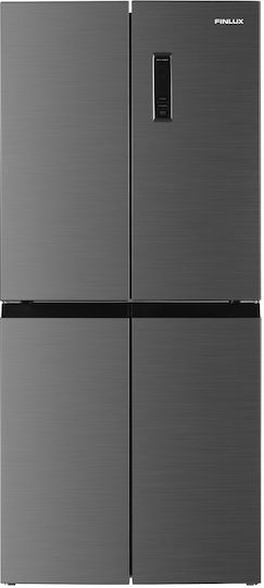 Finlux Хладилник Гардероб 421лт NoFrost В180xШ79xД70см. Inox FFD480IX