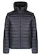 Winter Jacke Puffer Wasserdicht Marineblau