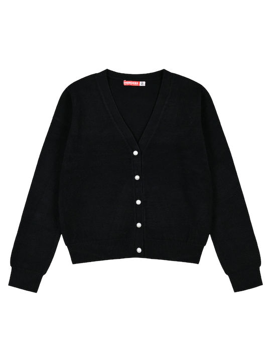 Energiers Kinder-Strickjacke schwarz