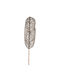 Decorative Feather Bamboo Black 200cm Freebox