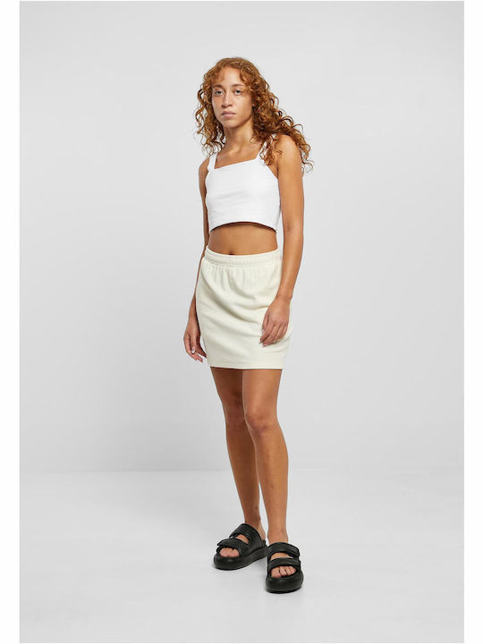 Urban Classics Mini Skirt in Beige color