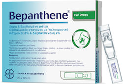 Bepanthene Augentropfen mit Hyaluronsäure für Trockene Augen 20x0.5ml