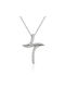 Ledora Women's Cross from Silver with Chain